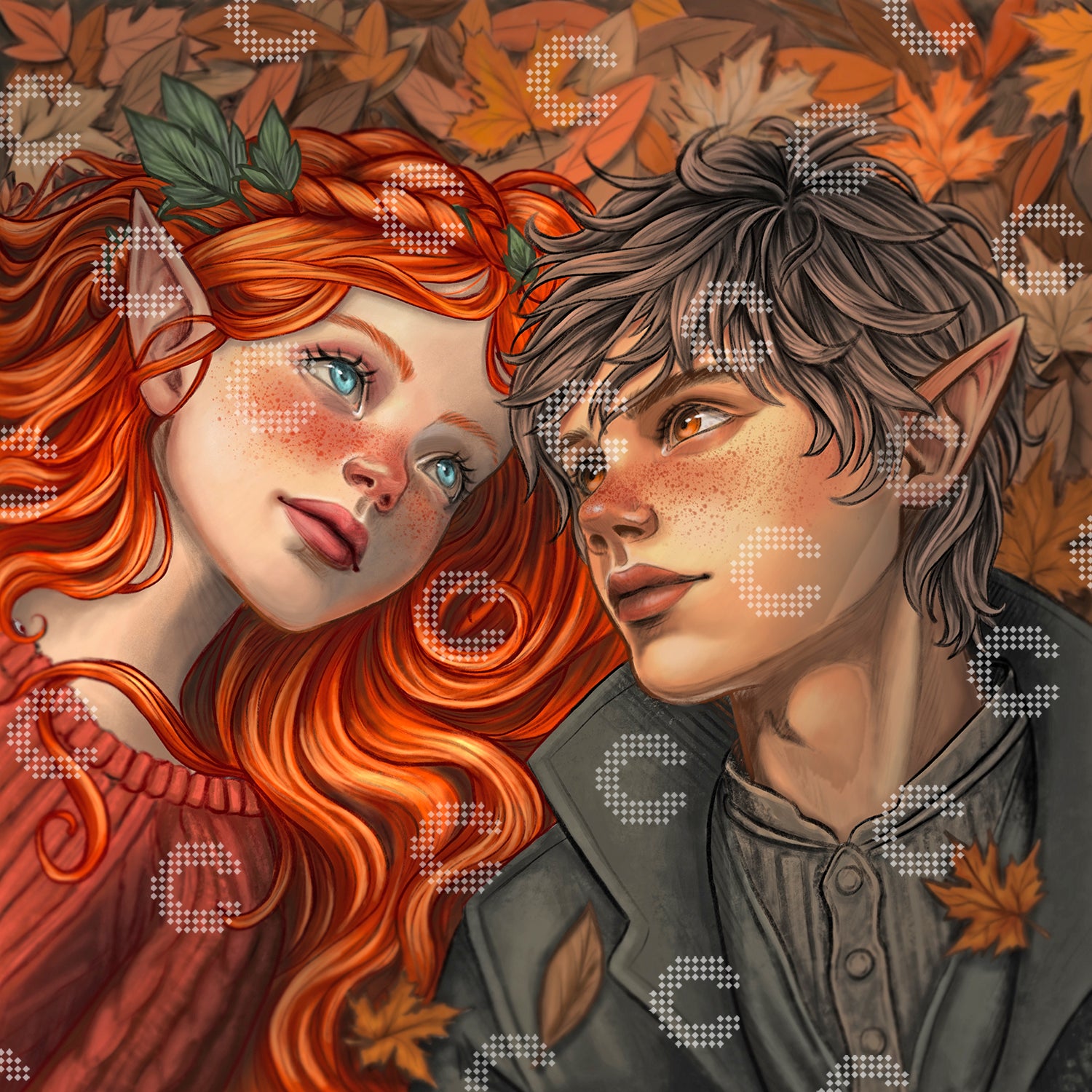 Diamond Painting Herbst Motiv mit magischer Atmosphäre