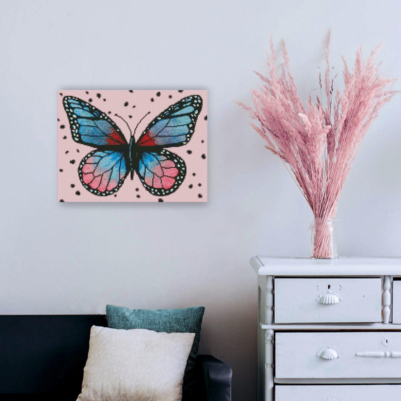 Diamond Painting - Art-Moments - Butterfly-blue