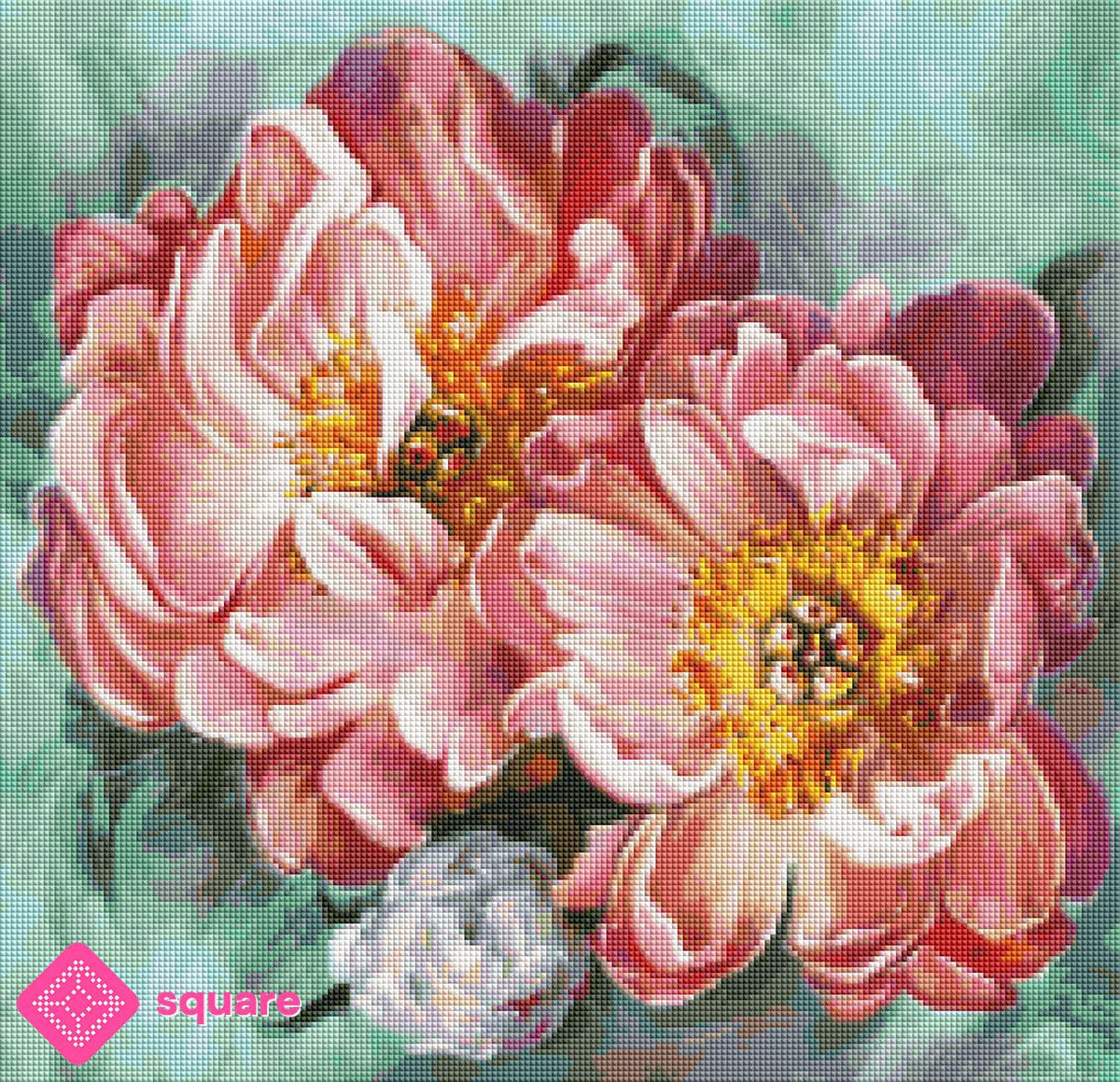 Diamond Painting - Alla Badsar - Nostalgic flowers