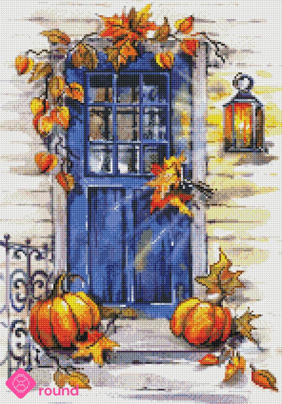 Diamond Painting - Anna Petunova - Autumn door