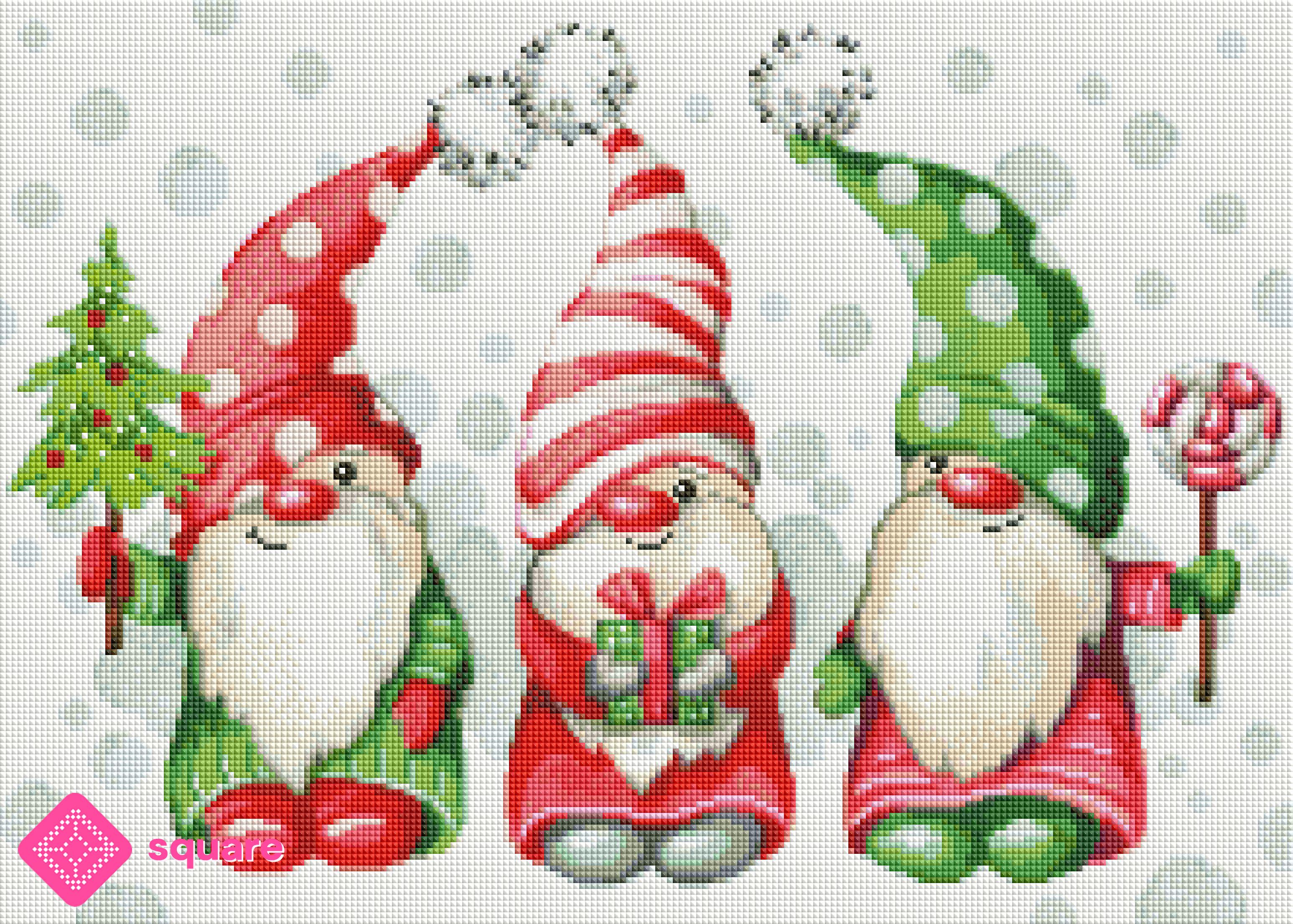 Diamond Painting - Anna Petunova - Christmas Gnomes