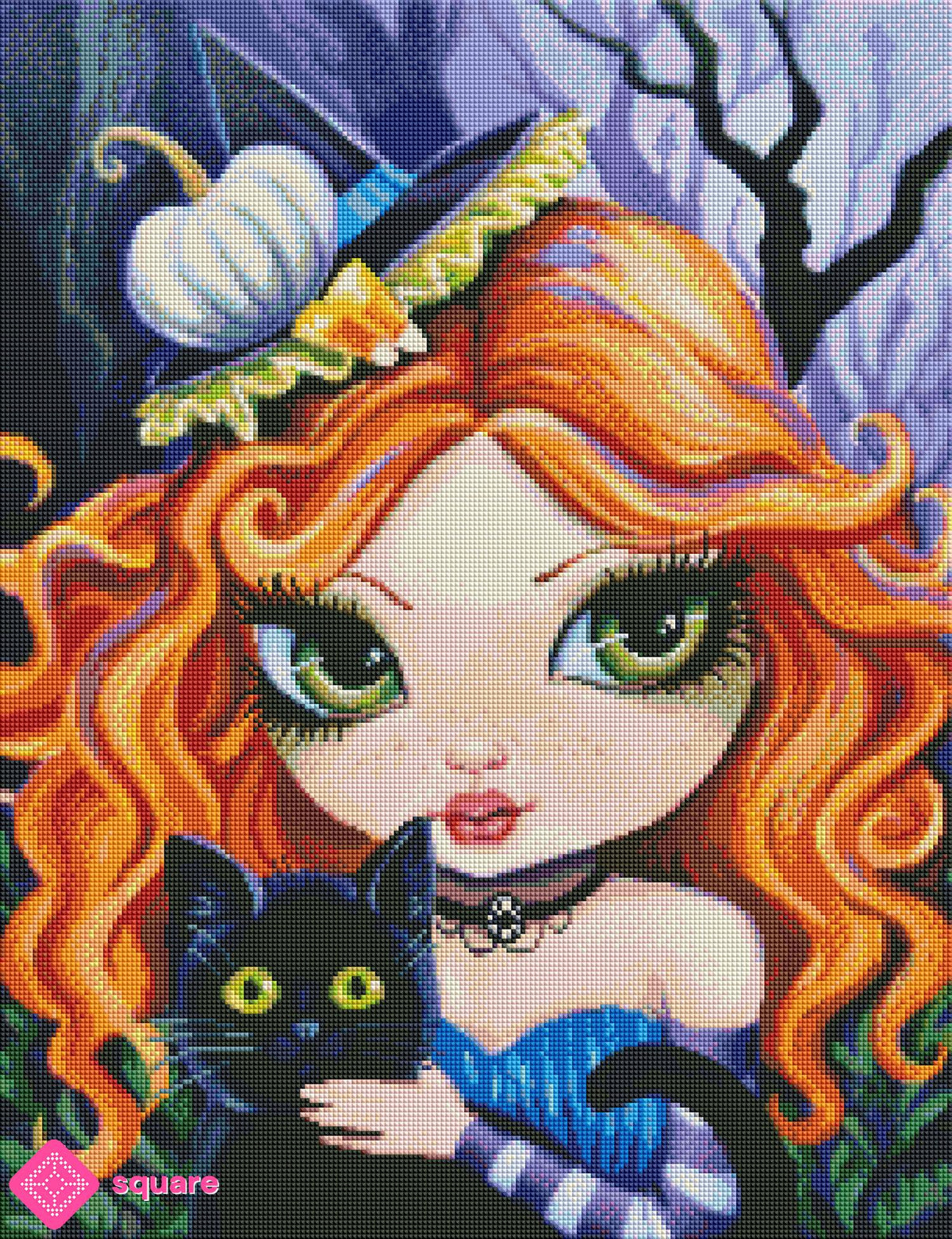 Diamond Painting - Denise Ferragamo - Ginger Haired Witch