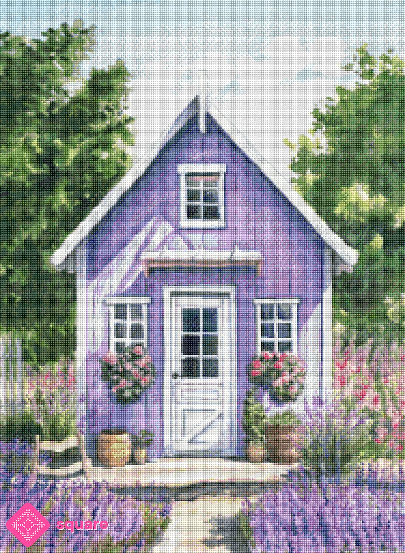 Diamond Painting - Dora Koreny - Lavender house