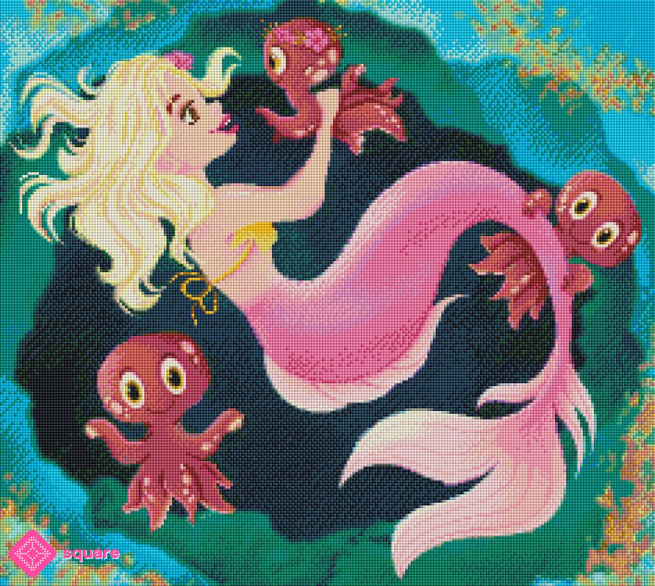 Diamond Painting - Gwen - Little Octopus Friends