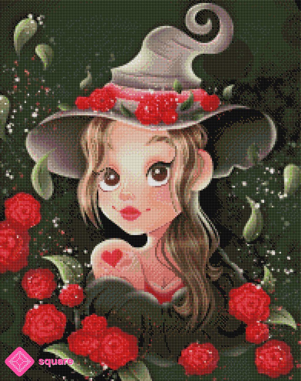 Diamond Painting - Gwen - Flower Witch