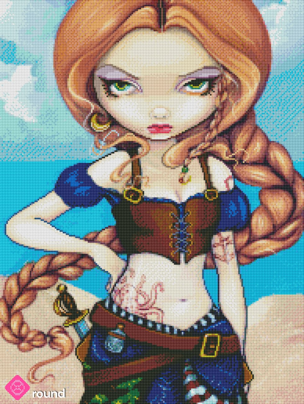 Diamond Painting - Jasmine Becket-Griffith - Captain Molly Morgan