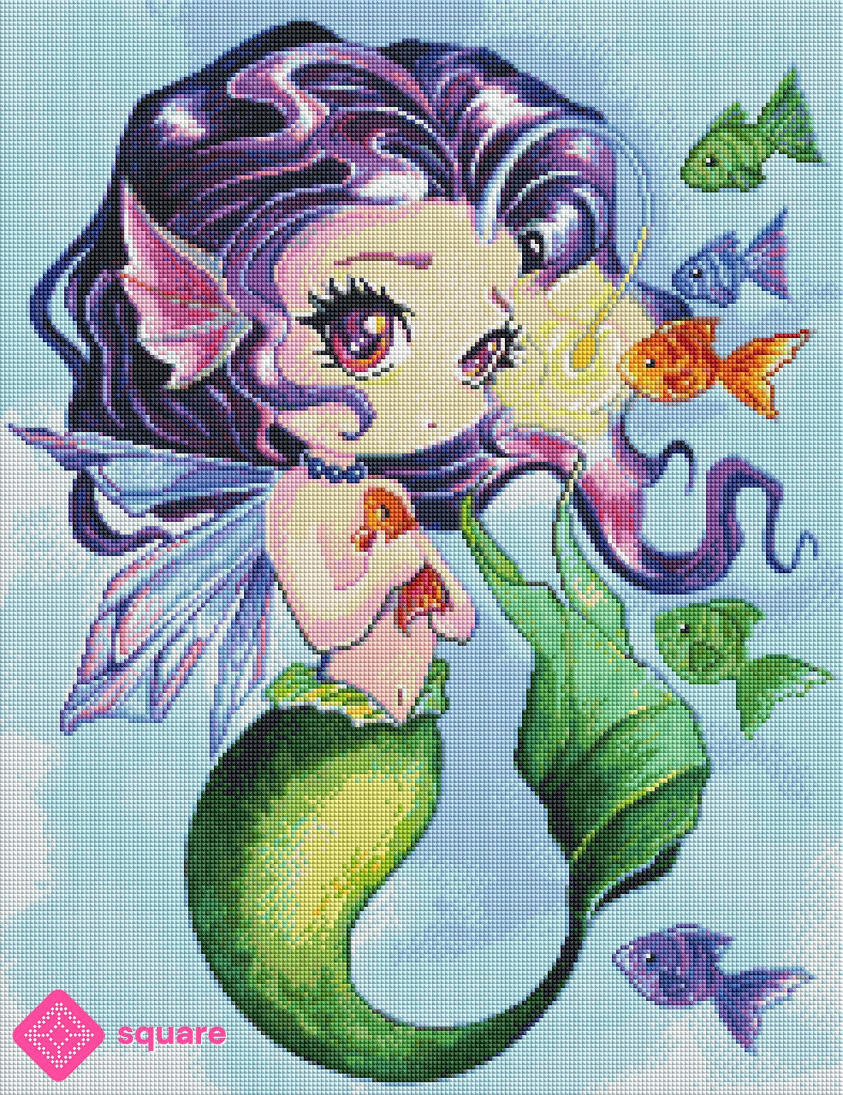 Diamond Painting - LP.Arts - Lantern Mermaid