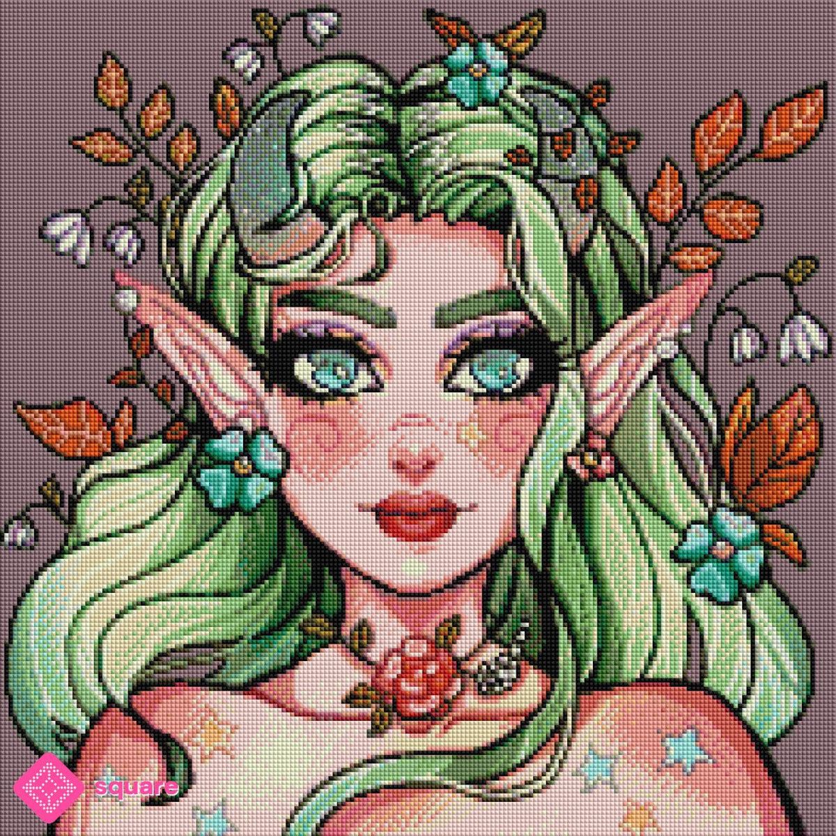 Diamond Painting - StanissMi - Green Elf