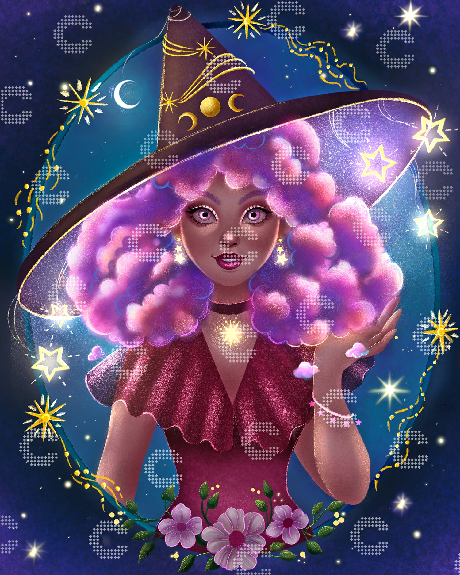 Diamond Painting - ArisHB - Celestial witch