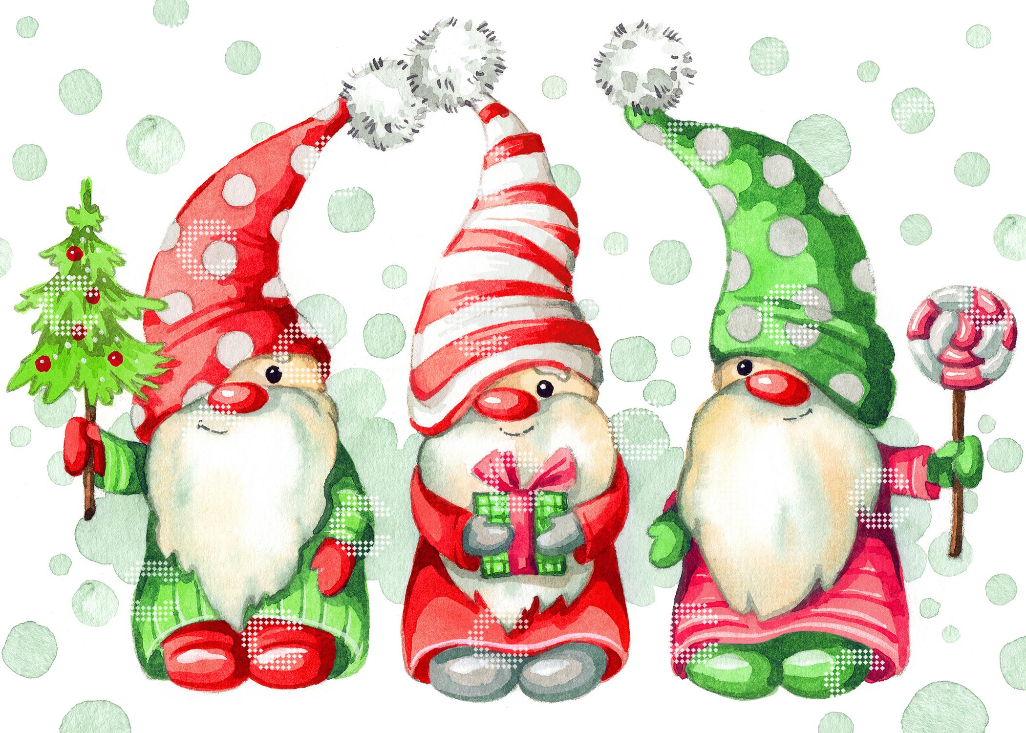 Diamond Painting - Anna Petunova - Christmas Gnomes