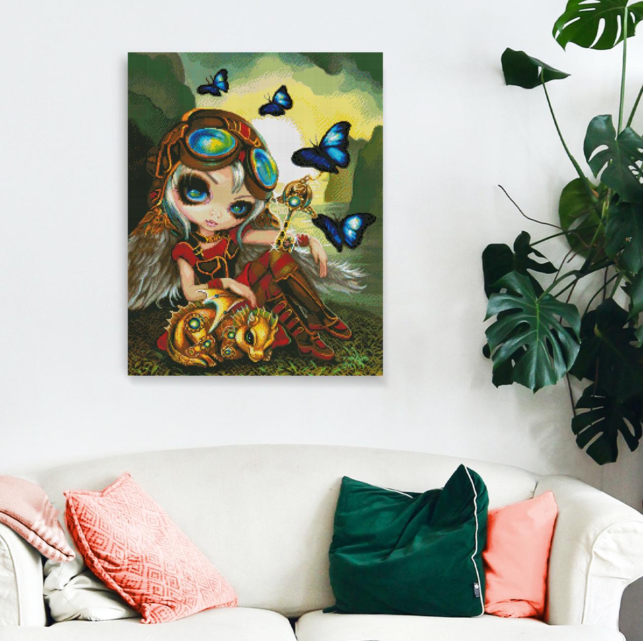 Diamond Painting - Jasmine Becket-Griffith - ClockworkDragonling