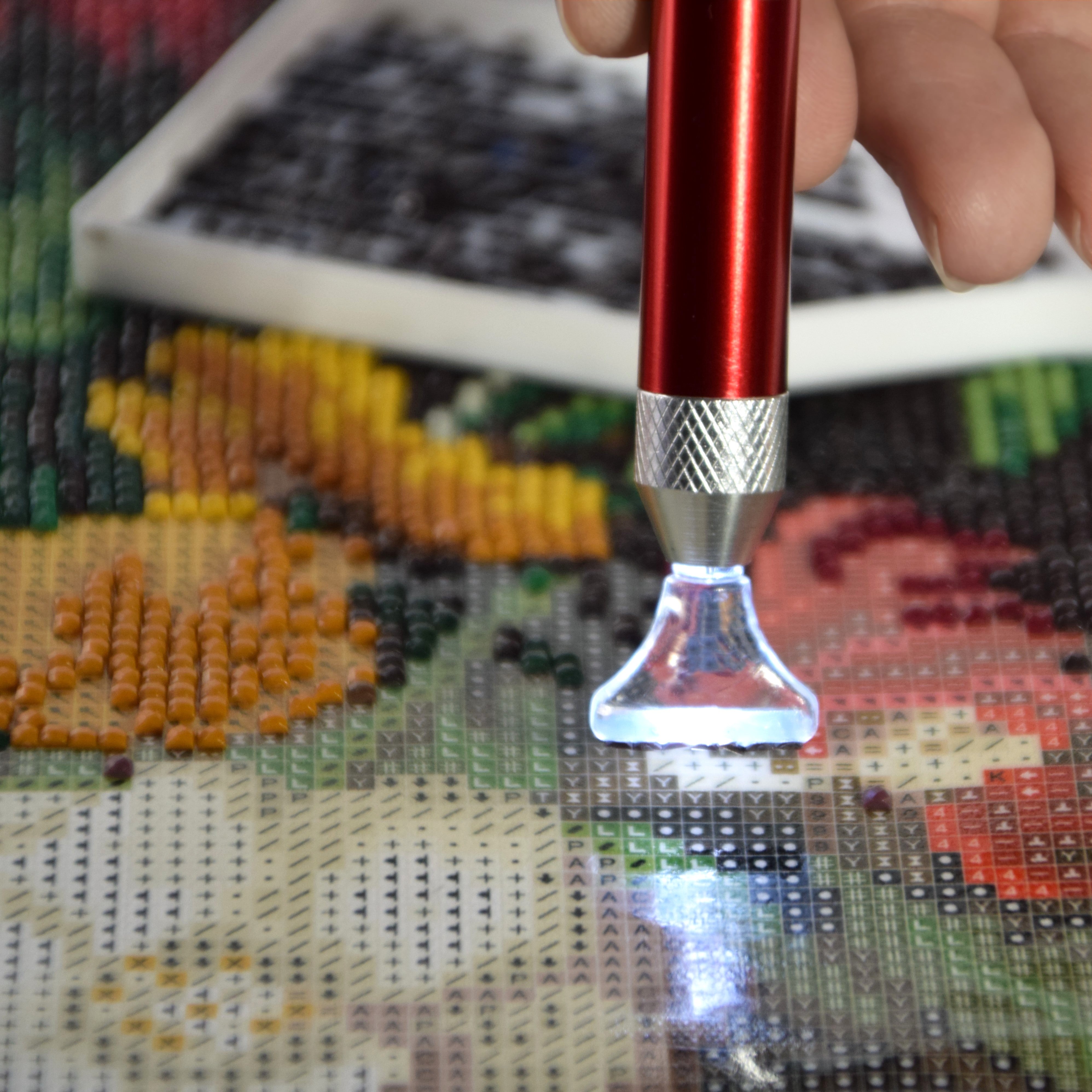 Diamond Painting LED-Stift im 3er Set mit Zubehör