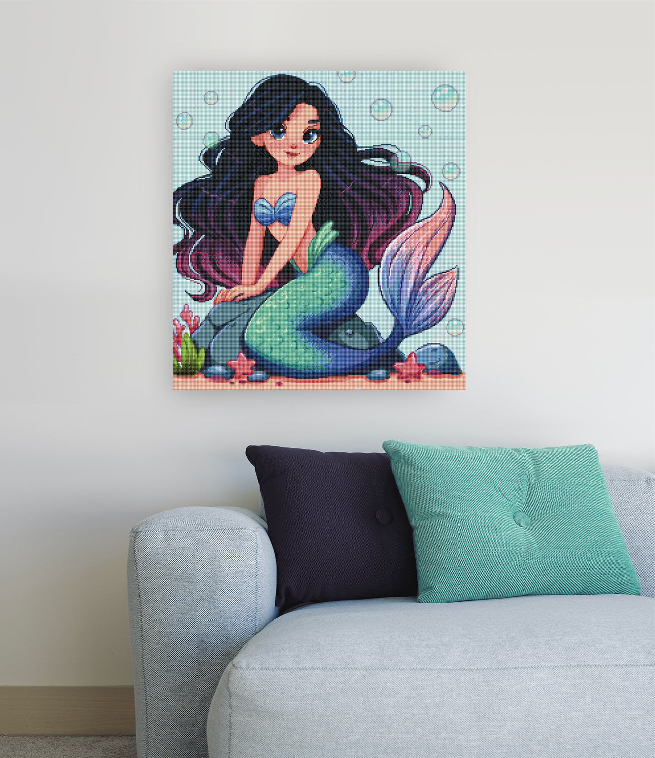 Diamond Painting Unterwasser Motiv als dekorative Wandkunst