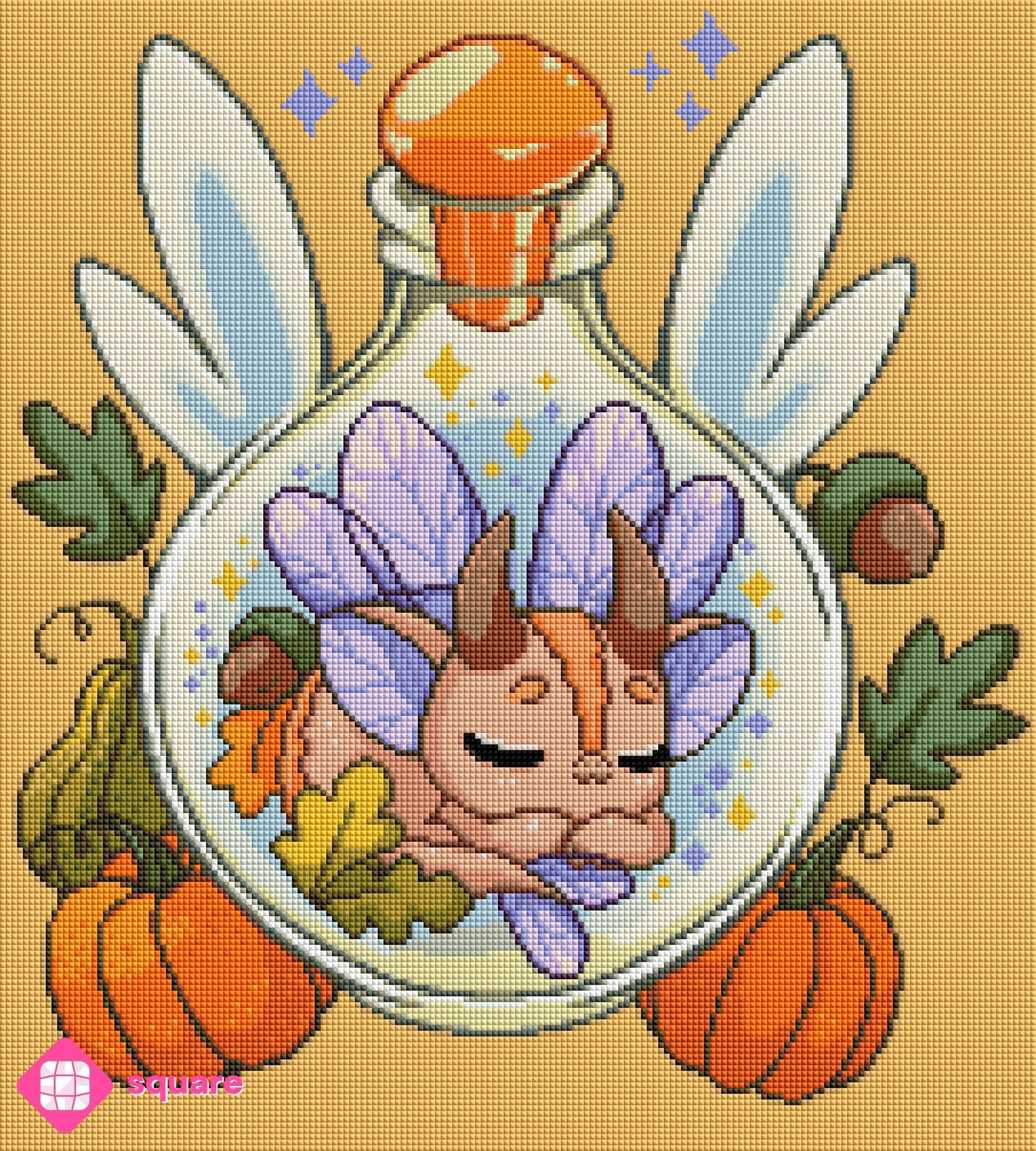 Diamond Painting - Arisa Kitsune - Autumn Dragon