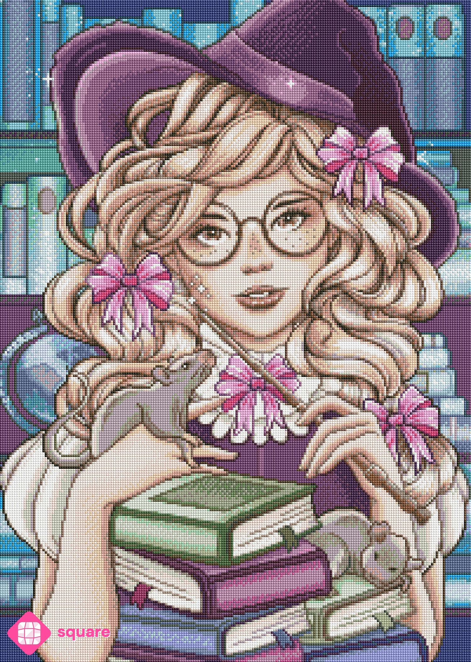 Diamond Painting - Maud Lamoine - Petit Rat de bibliothéque