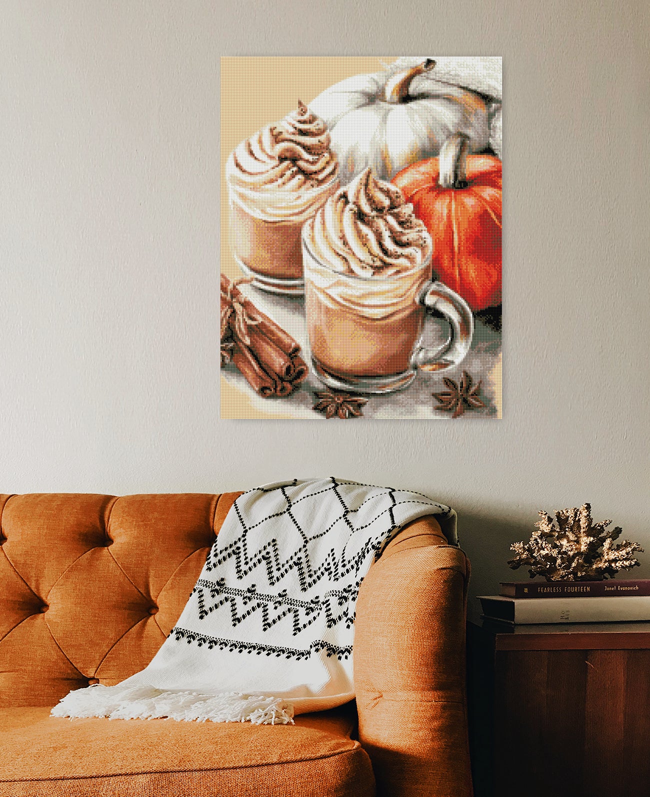Diamond Painting - anyta.kulyk - Cozy Pumpkin Latte Time