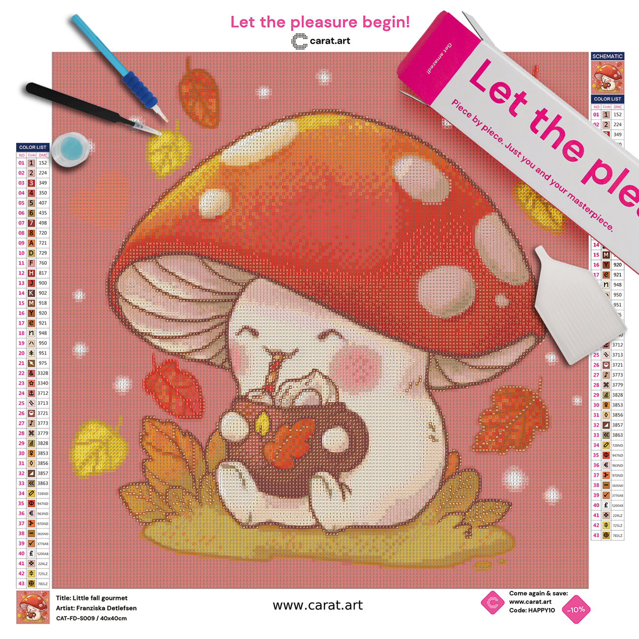 Diamond Painting - Franziska Detlefsen - Little fall gourmet