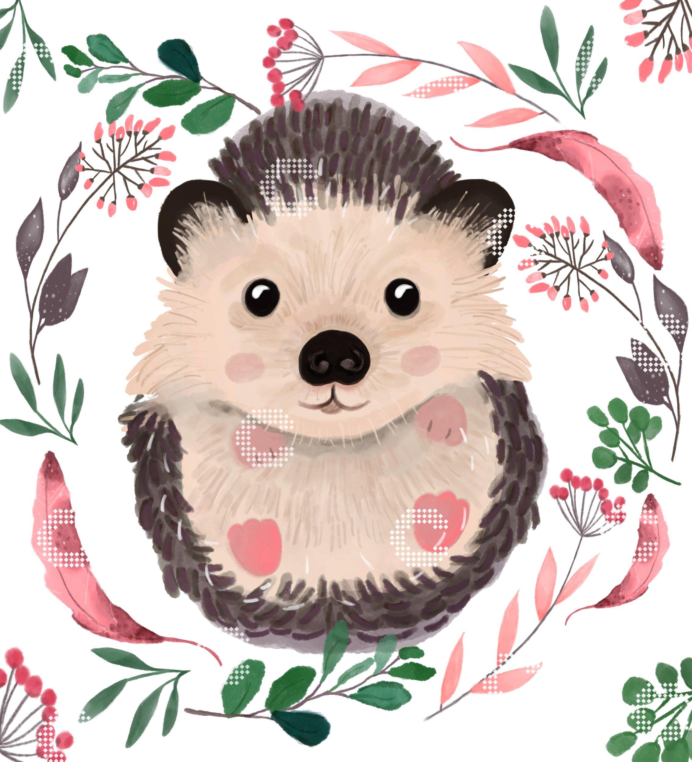 Diamond Painting - Ewa Brzozowska - Little Hedgehog