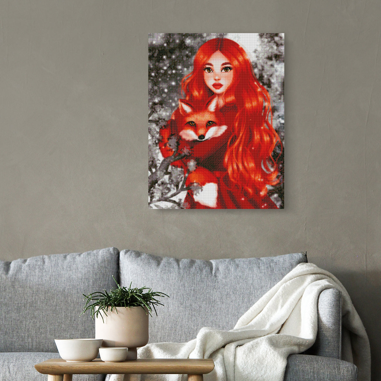 Diamond Painting - Vivian - Das Fuchsmädchen