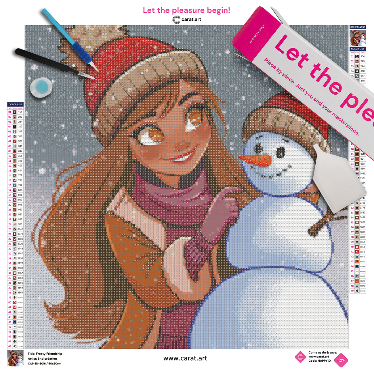 Diamond Painting - Snd création - Frosty Friendship