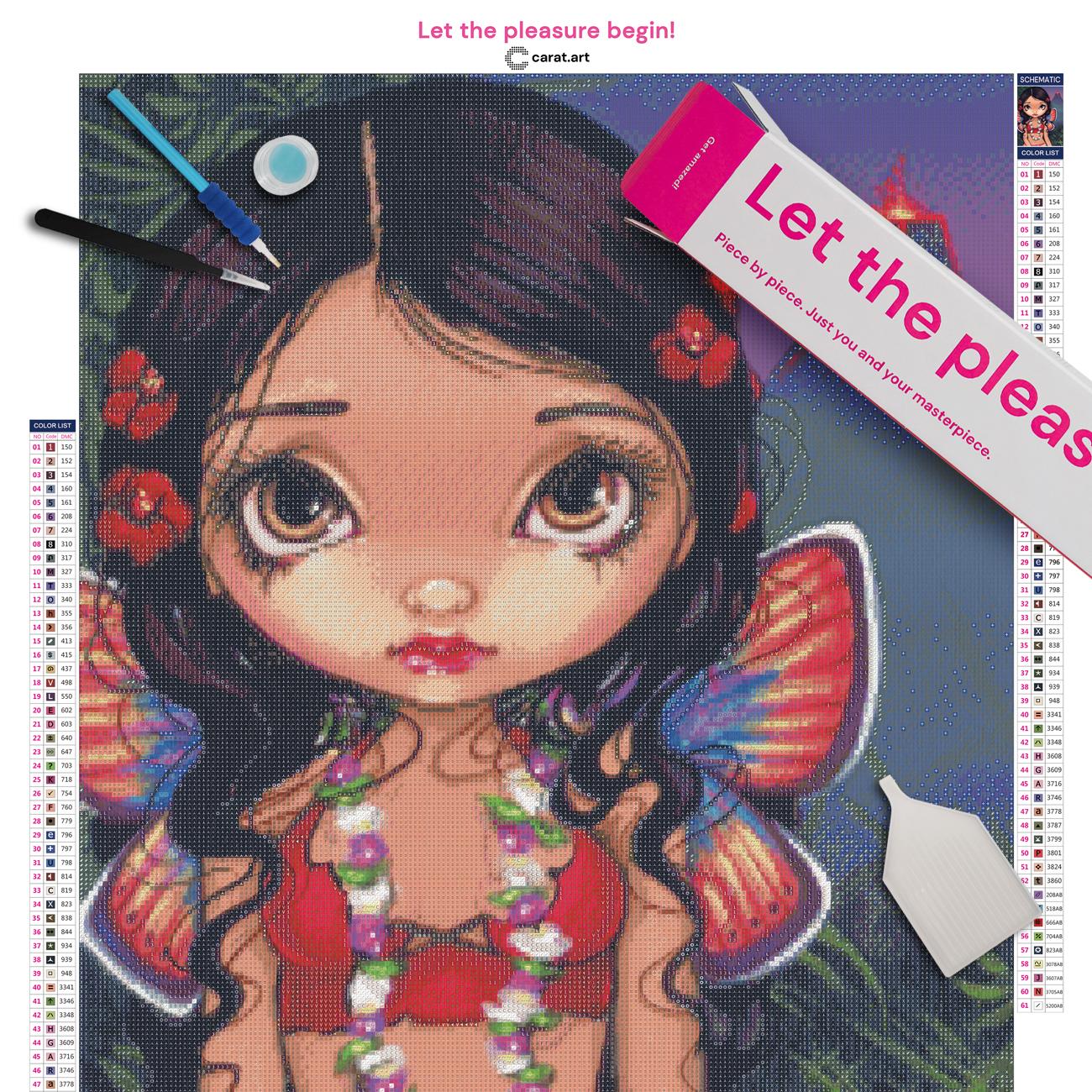 Diamond Painting - Jasmine Becket-Griffith - HawaiianVolcanoFairy