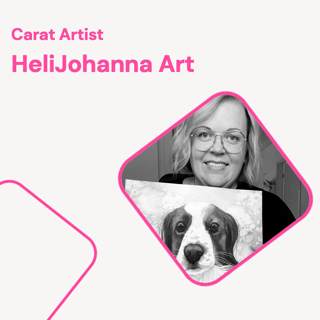 Diamond Painting - HeliJohanna Art - Friends in the snow