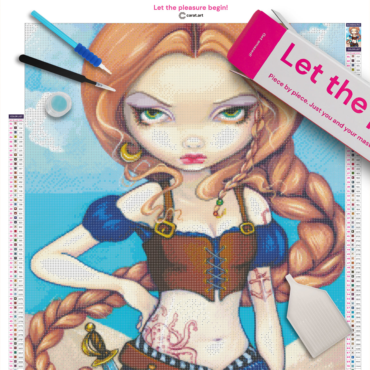 Diamond Painting - Jasmine Becket-Griffith - Captain Molly Morgan