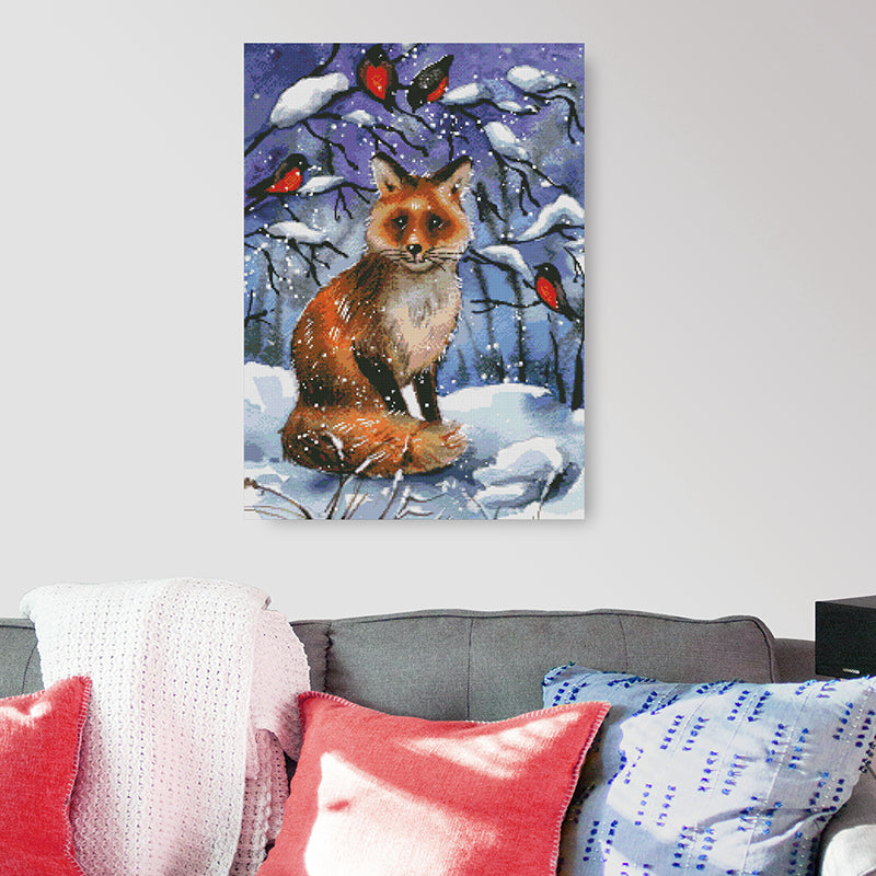 Diamond Painting Fuchs Winter