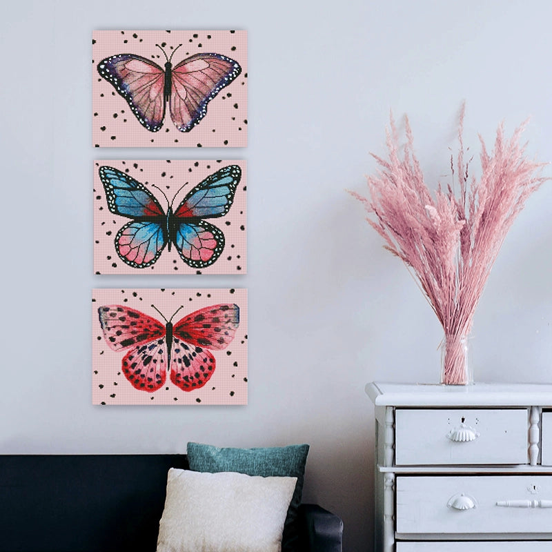 hängendes Diamond Painting Motiv Schmetterling