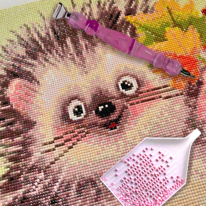 Diamond Painting Bild Igel