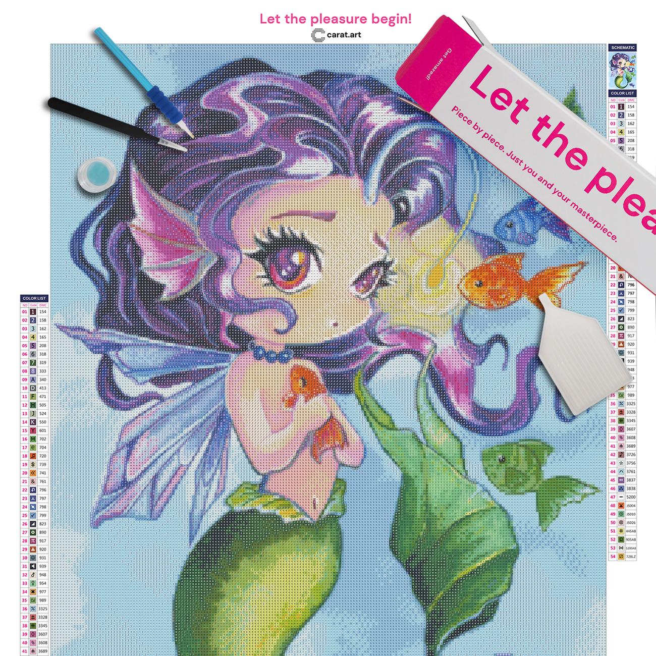 Diamond Painting - LP.Arts - Lantern Mermaid