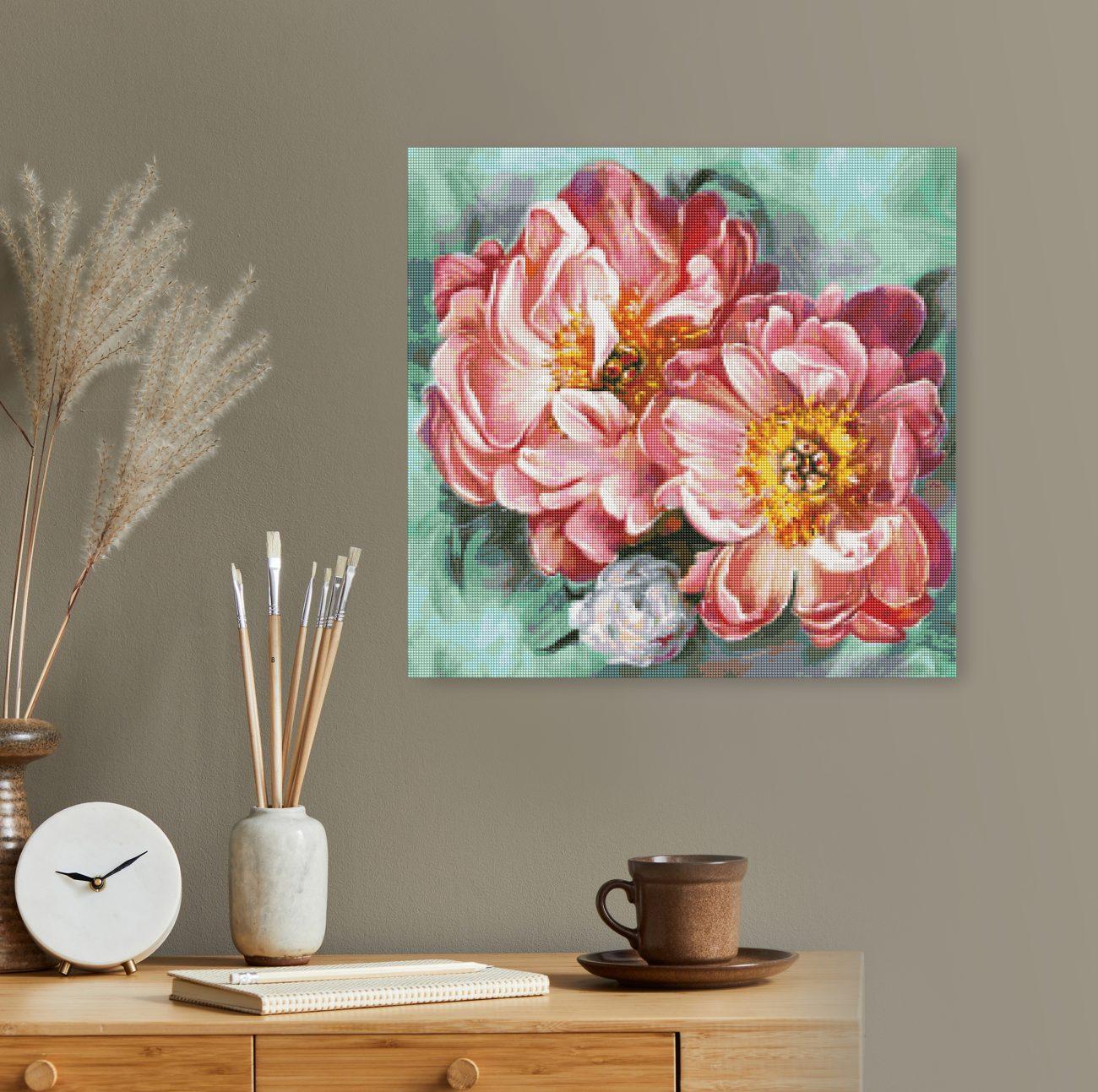 Diamond Painting - Alla Badsar - Nostalgic flowers