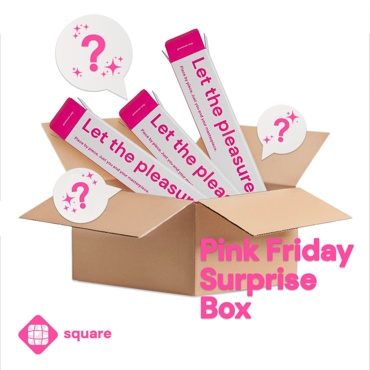 Pink Friday Surprise Box 1 “Pretty With Faces” – eckig