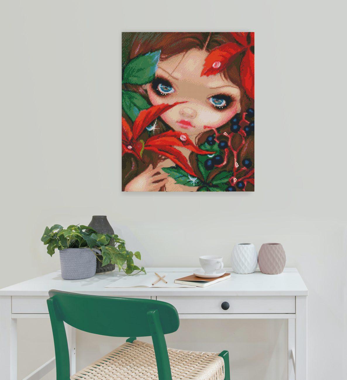 Diamond Painting Fantasy Portrait als außergewöhnliche Wandkunst