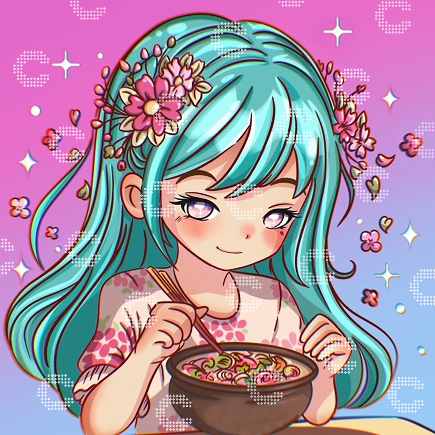 Diamond Painting - Chi_Chibi - Ramen Girl