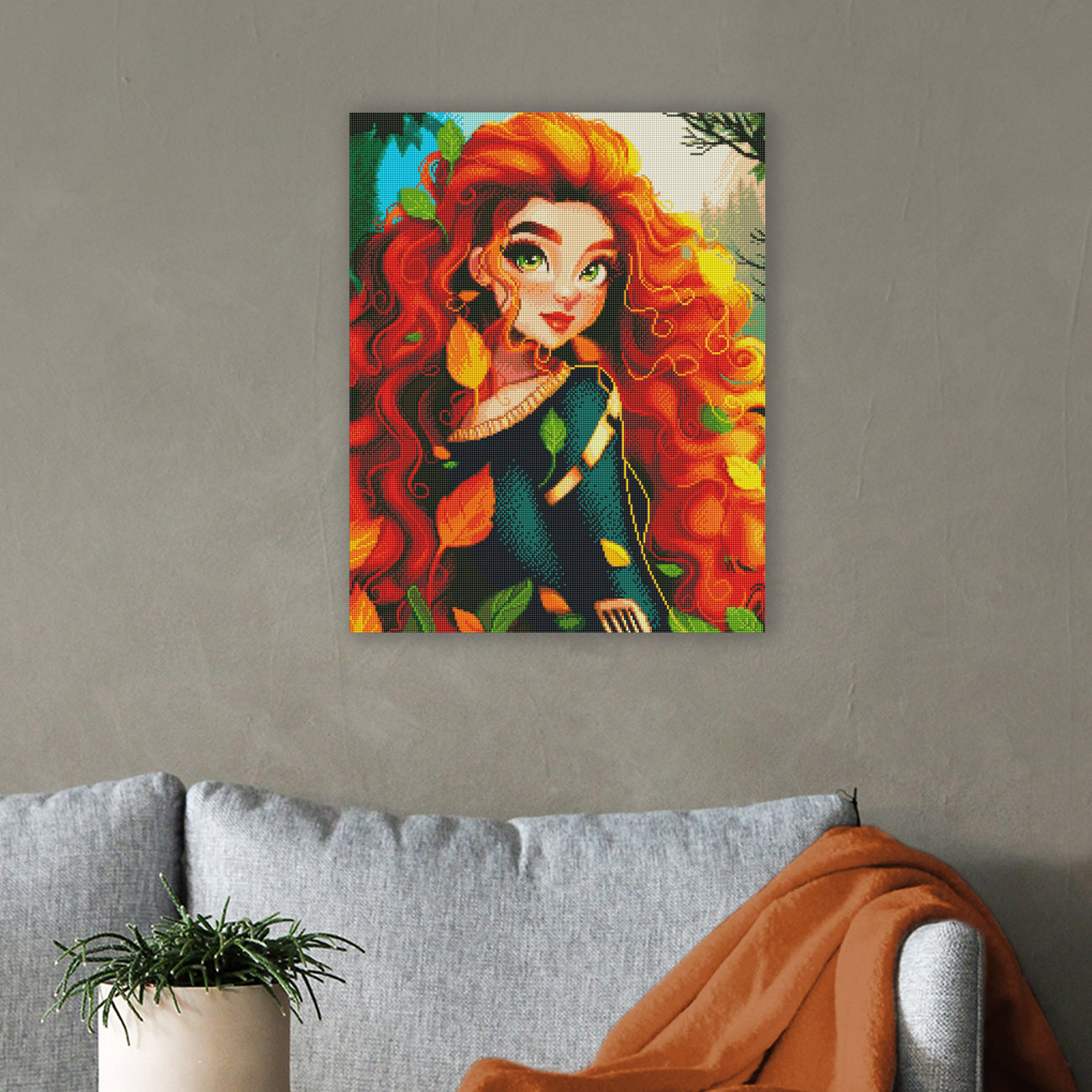 Diamond Painting - Ameliamaar - Red hair girl