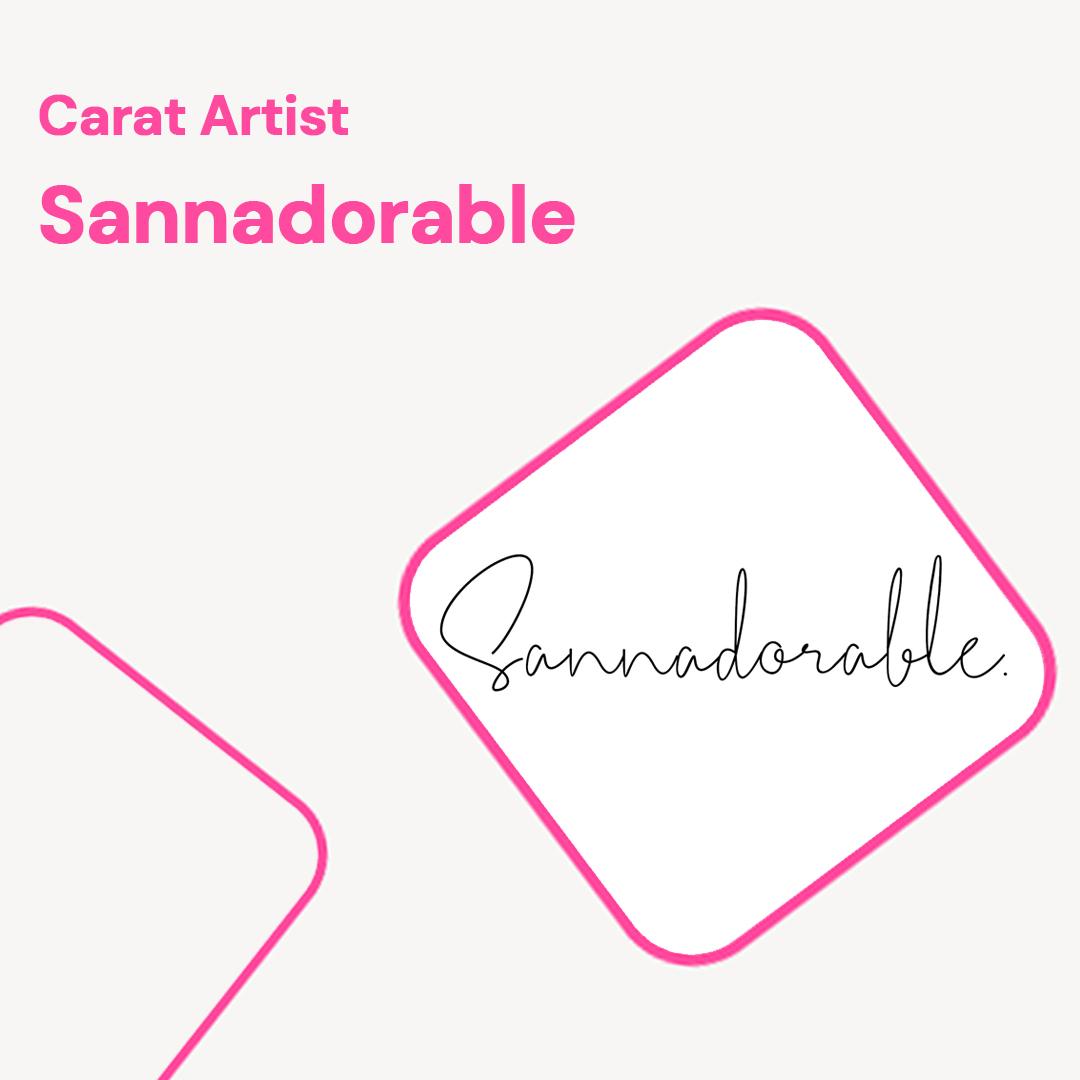 Carat Artist Sannadorable Logo