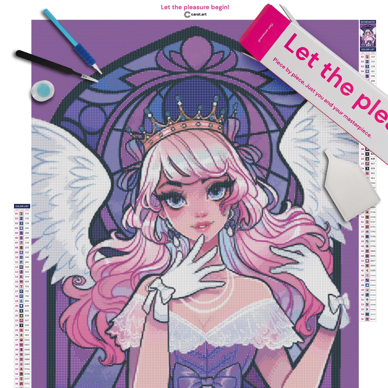 Diamond Painting - Mahou.Shoujo - Stained glass angel