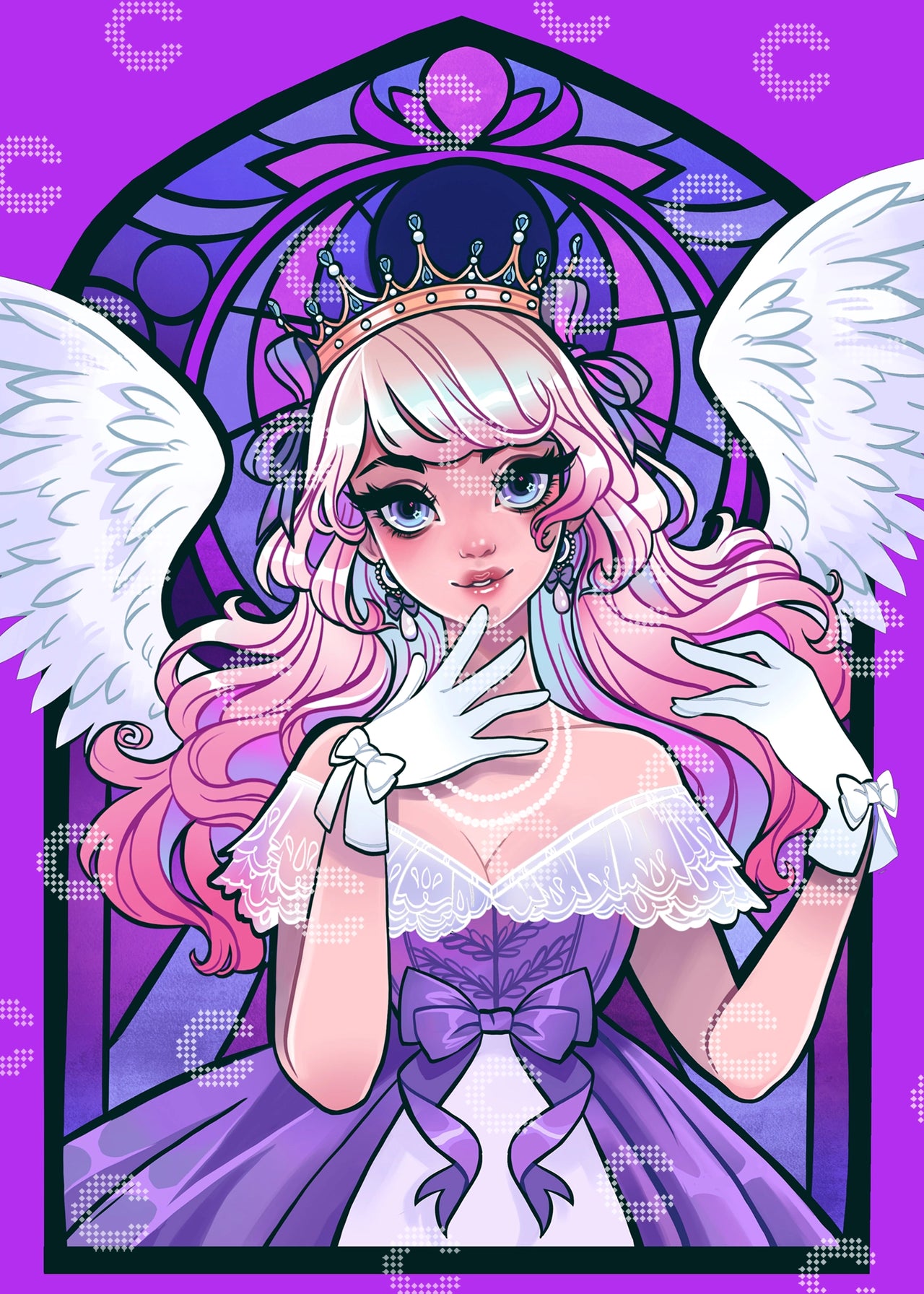 Diamond Painting - Mahou.Shoujo - Stained glass angel