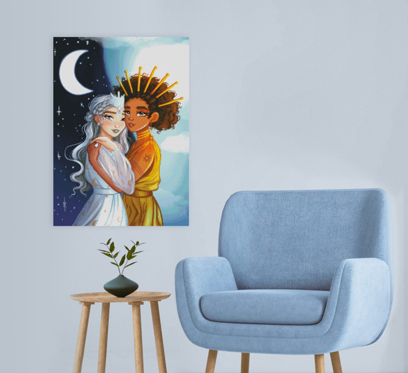 Diamond Painting - Femke Deborah - Sun and Moon