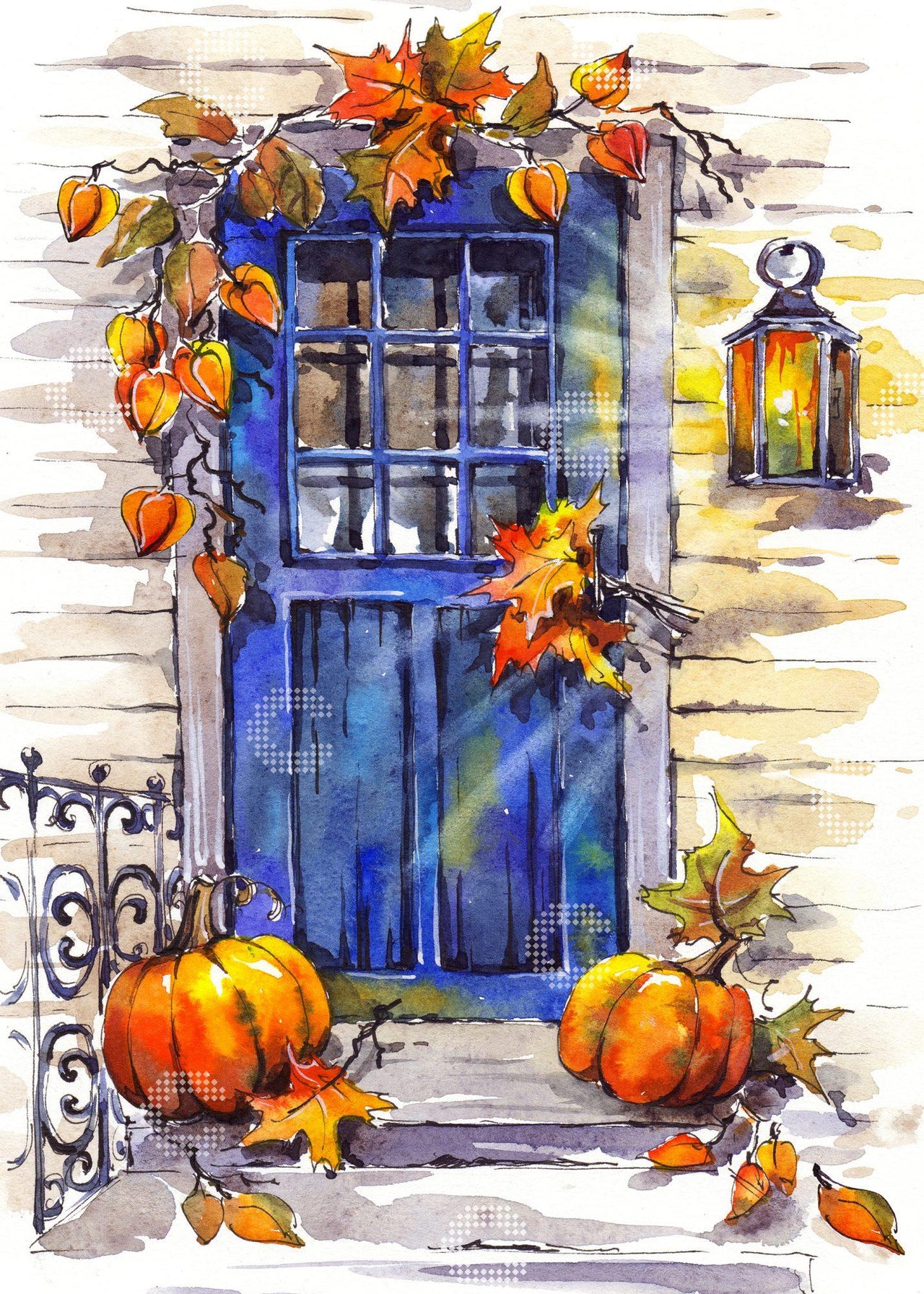 Diamond Painting - Anna Petunova - Autumn door