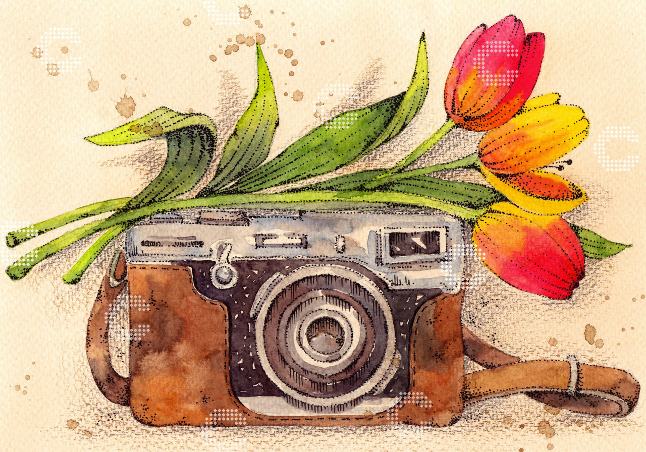 Diamond Painting - Anna Petunova - Nostalgic Camera