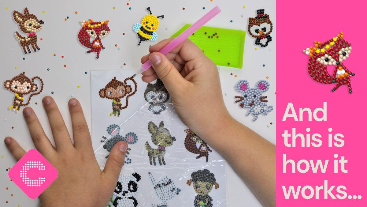 How to make your life more colourful with Diamond Painting Stickers - Carat. art